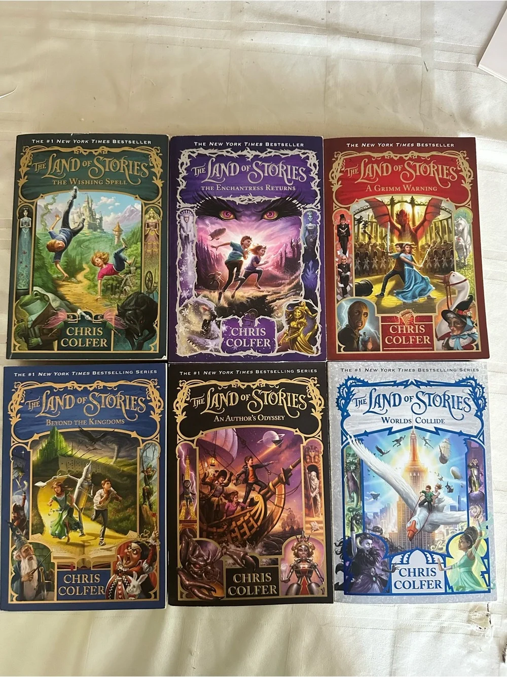 The Land of Stories Full Series by Chris Colfer - Books #1-6